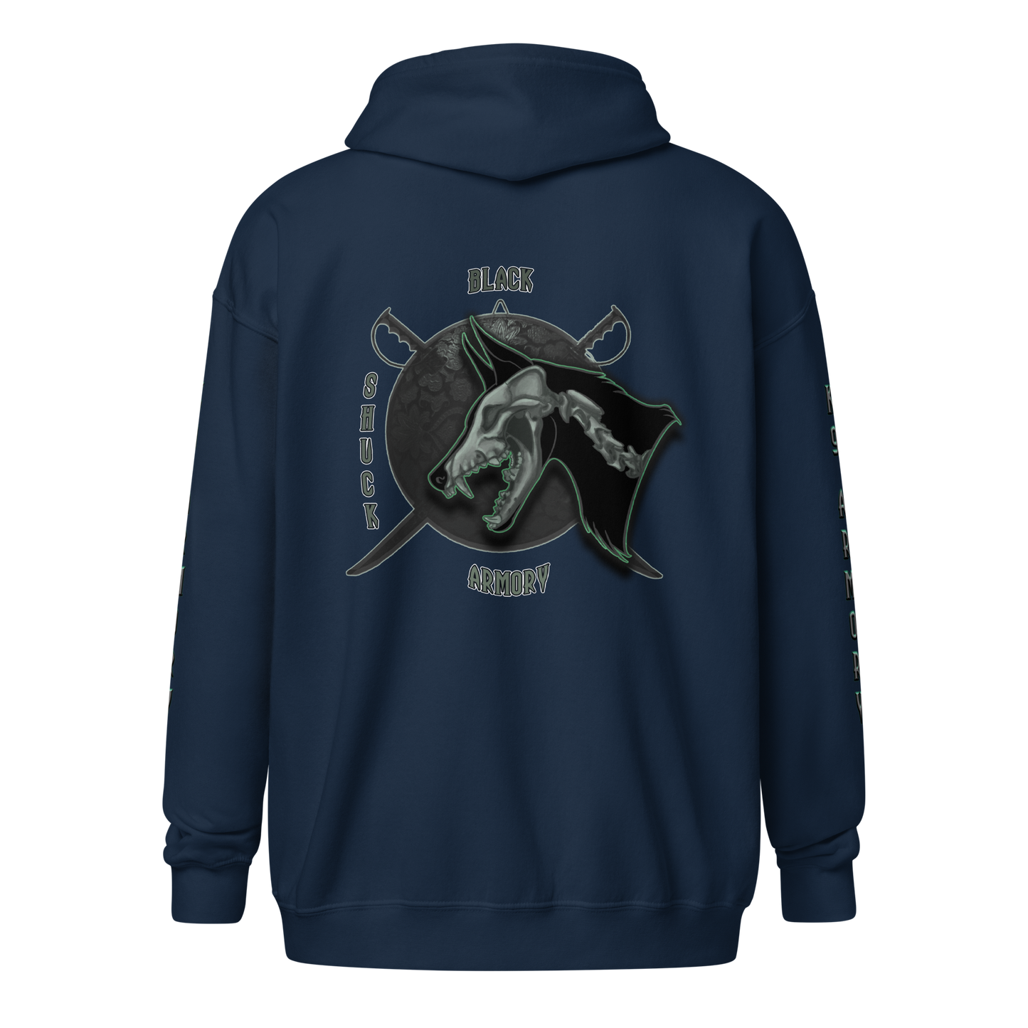 Official Black Shuck Armory Zip Up Hoodie